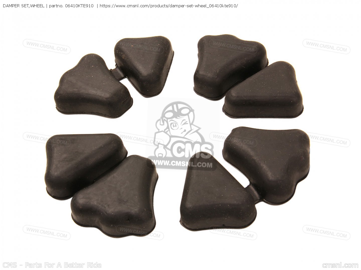 06410KTE910 Damper Set,wheel Honda buy the 06410KTE910 at CMSNL