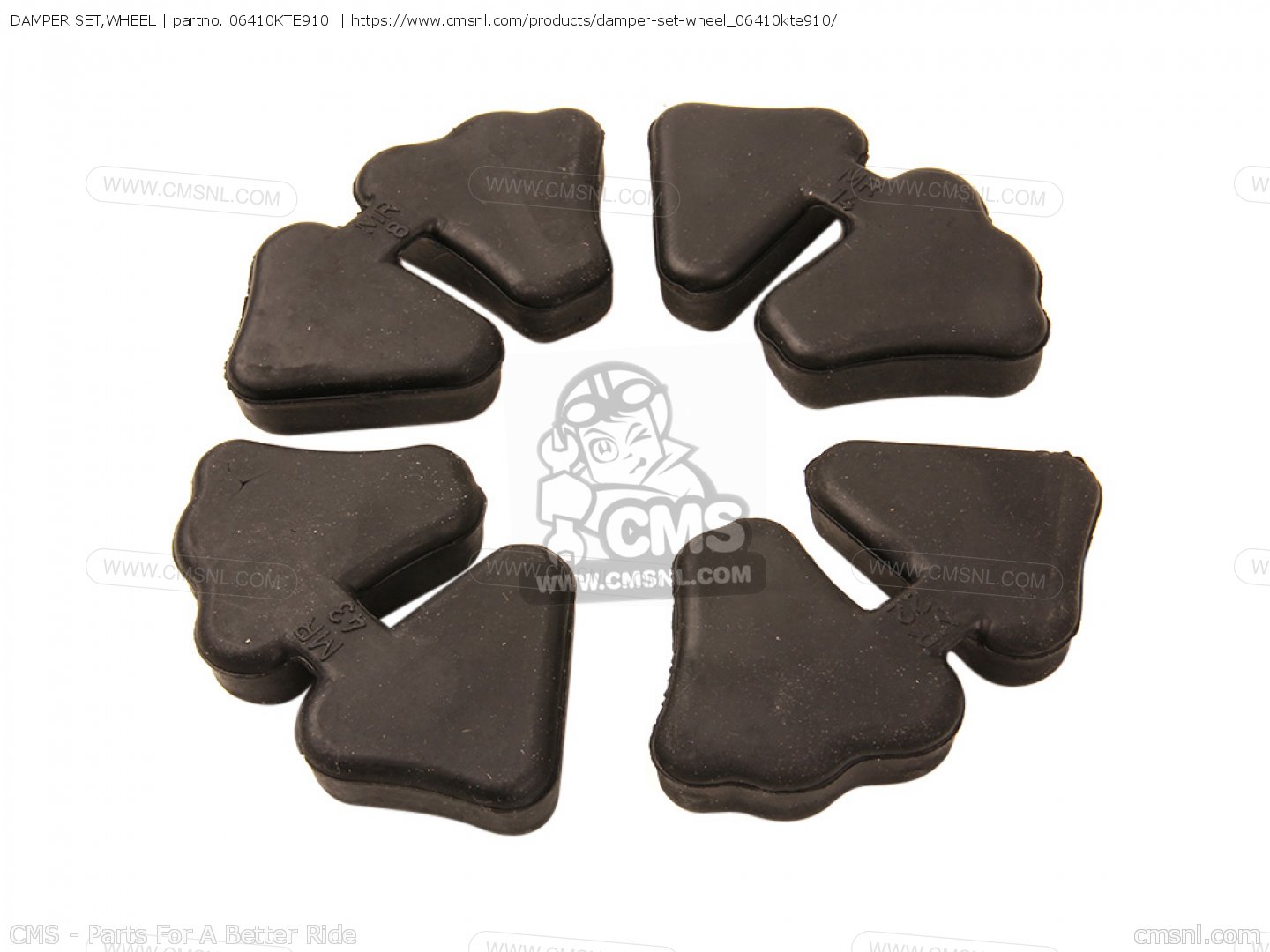 06410KTE910 Damper Set,wheel Honda buy the 06410KTE910 at CMSNL