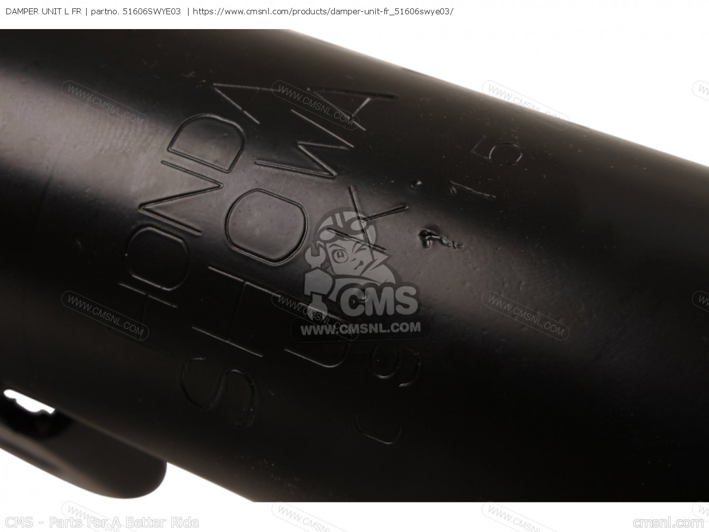 51606SWYE03 Damper Unit L Fr Honda buy the 51606SWYE03 at CMSNL