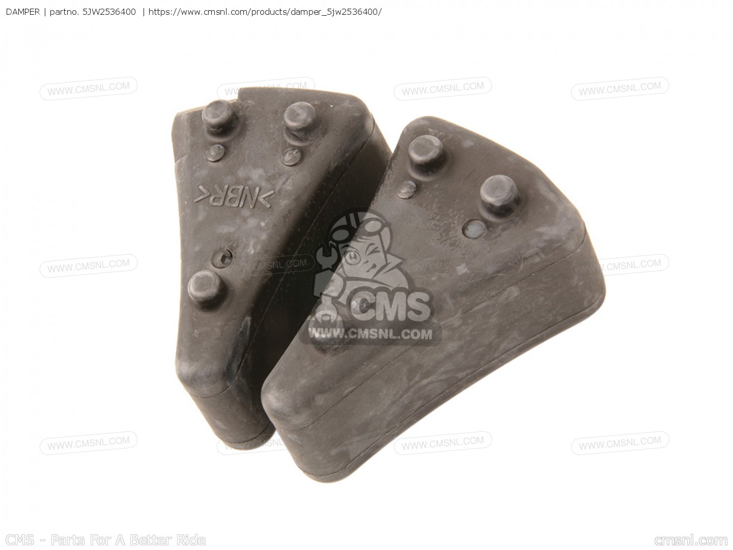 5JW2536400: DAMPER Yamaha - buy the 5JW-25364-00-00 at CMSNL