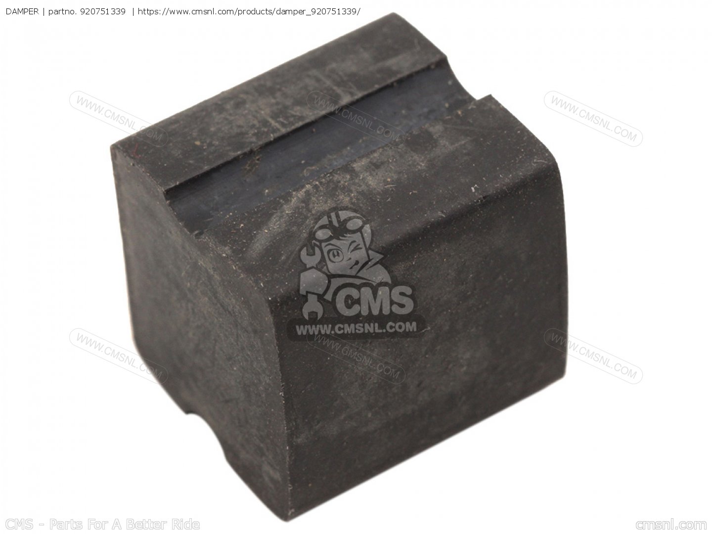 920751339: DAMPER,CYLINDER HEAD Kawasaki - buy the 92075-1339 at CMSNL