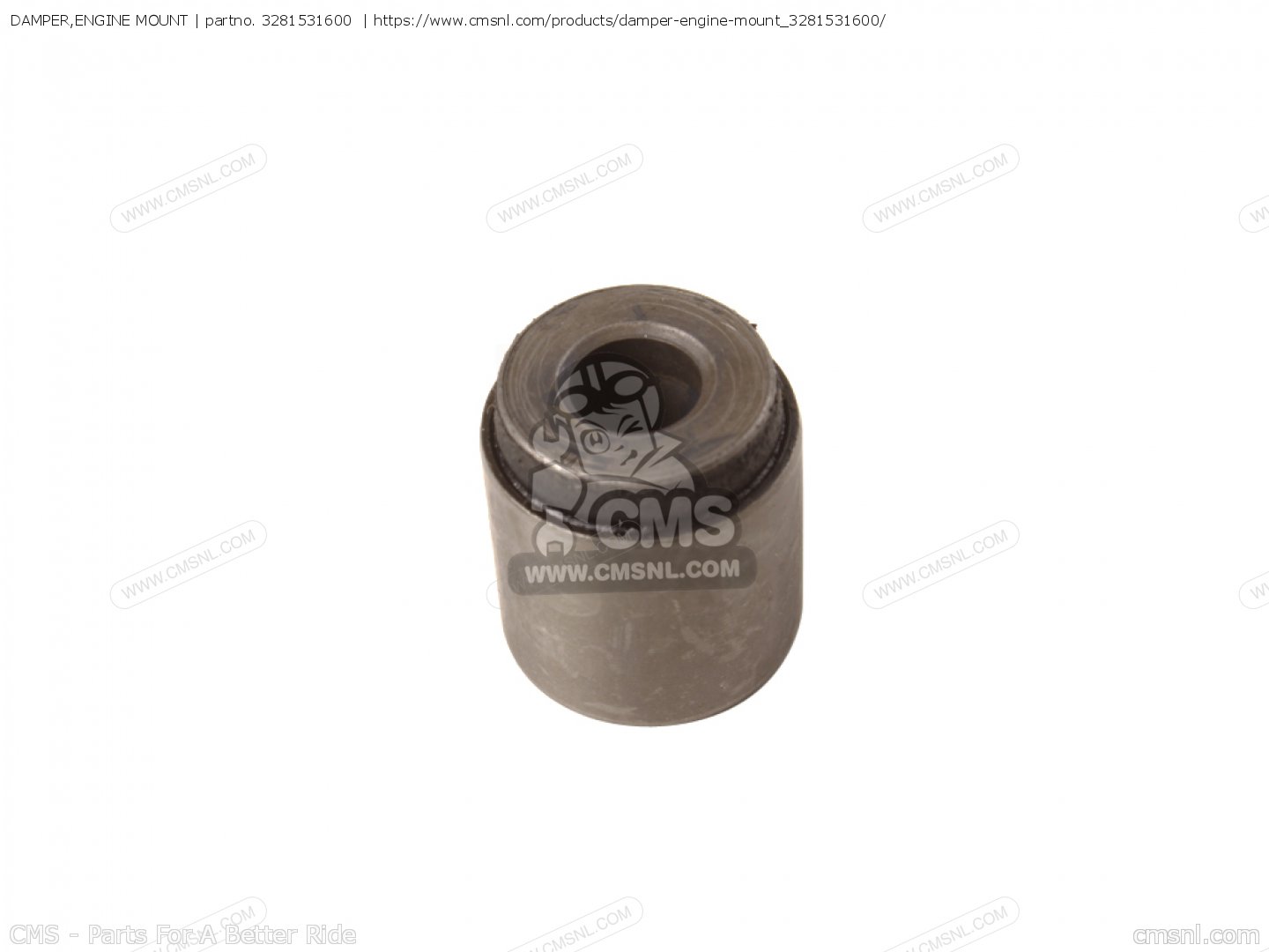 3281531600 Damper,engine Mount Yamaha buy the 328153160000 at CMSNL
