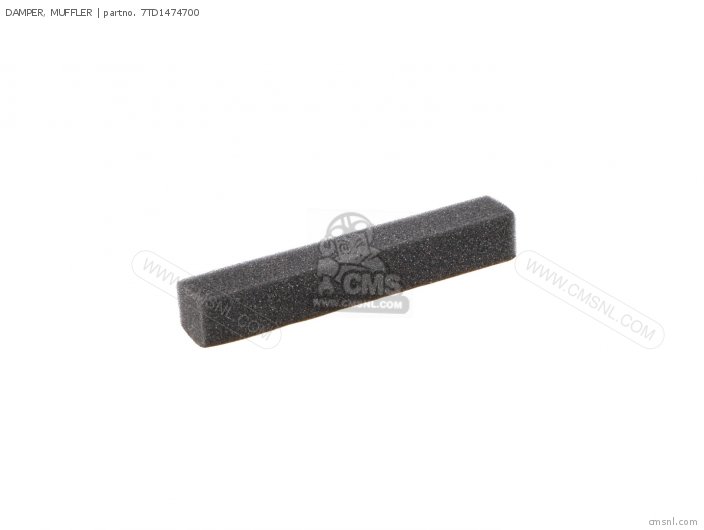 Yamaha DAMPER, MUFFLER 7TD1474700 Yamaha DAMPER, MUFFLER 7TD1474700