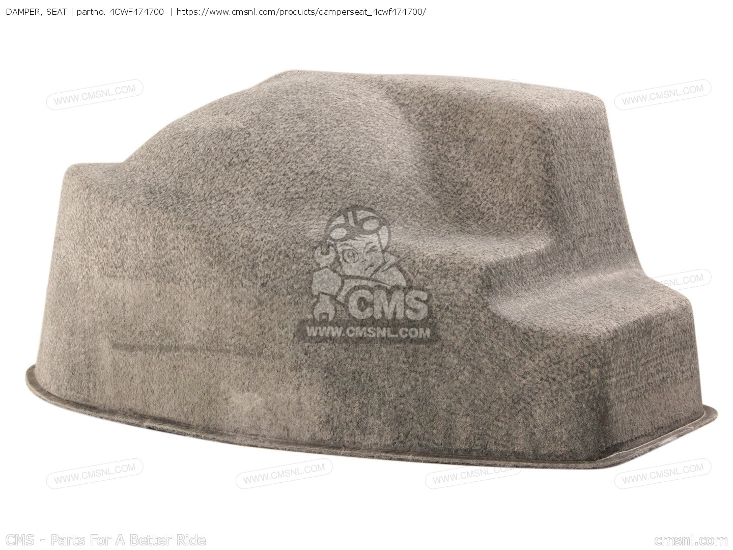 4CWF474700 Damper, Seat Yamaha buy the 4CWF474700 at CMSNL