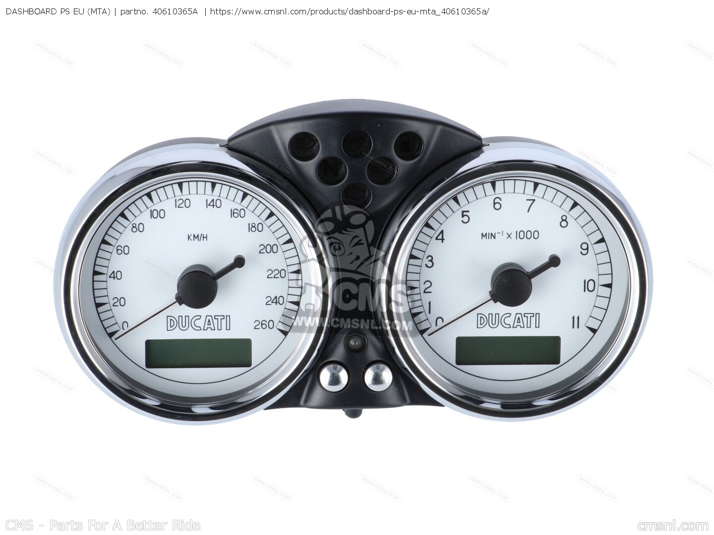 40610365A: Dashboard Ps Eu (mta) Ducati - buy the 40610365A at CMSNL