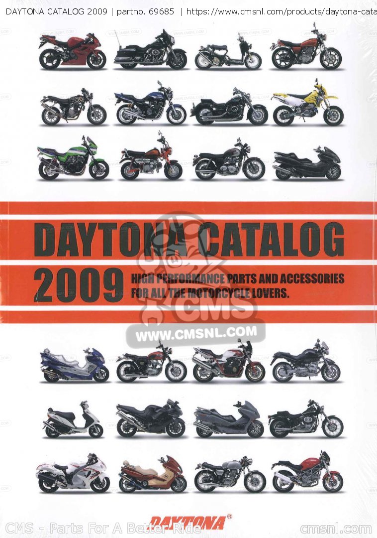 69685 DAYTONA CATALOG 2009 Daytona buy the 69685 at CMSNL