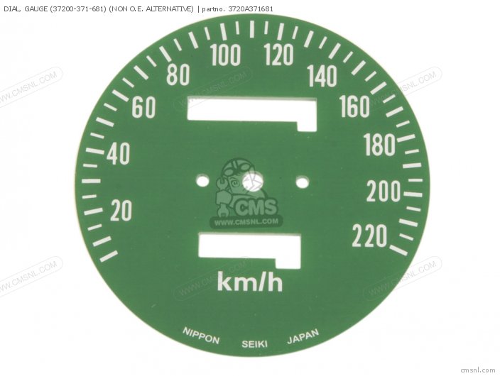 Honda DIAL, GAUGE (37200-371-681) 3720A371681