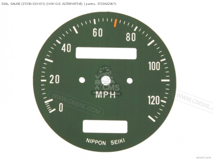 Honda DIAL, GAUGE (37230-323-671) 3723A323671