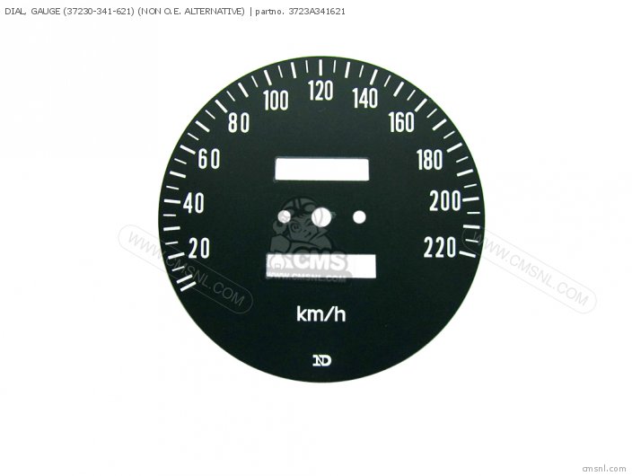 Honda DIAL, GAUGE (37230-341-621) (NON O.E. ALTERNATIVE) 3723A341621