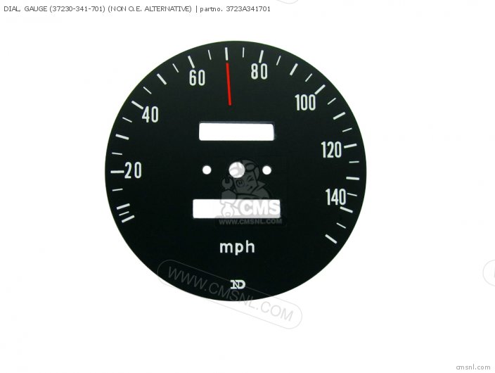 Honda DIAL, GAUGE (37230-341-701) 3723A341701