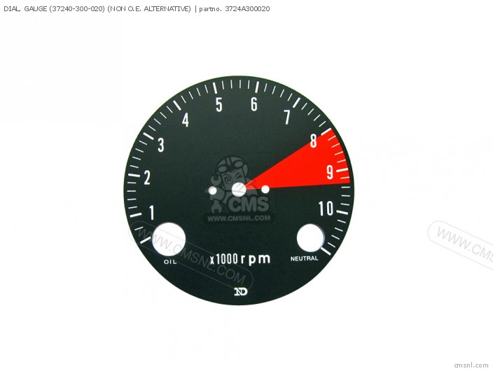 Honda DIAL, GAUGE (37240-300-020) 3724A300020