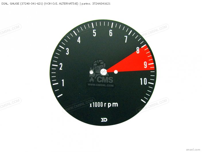 Honda DIAL, GAUGE (37240-341-621) 3724A341621