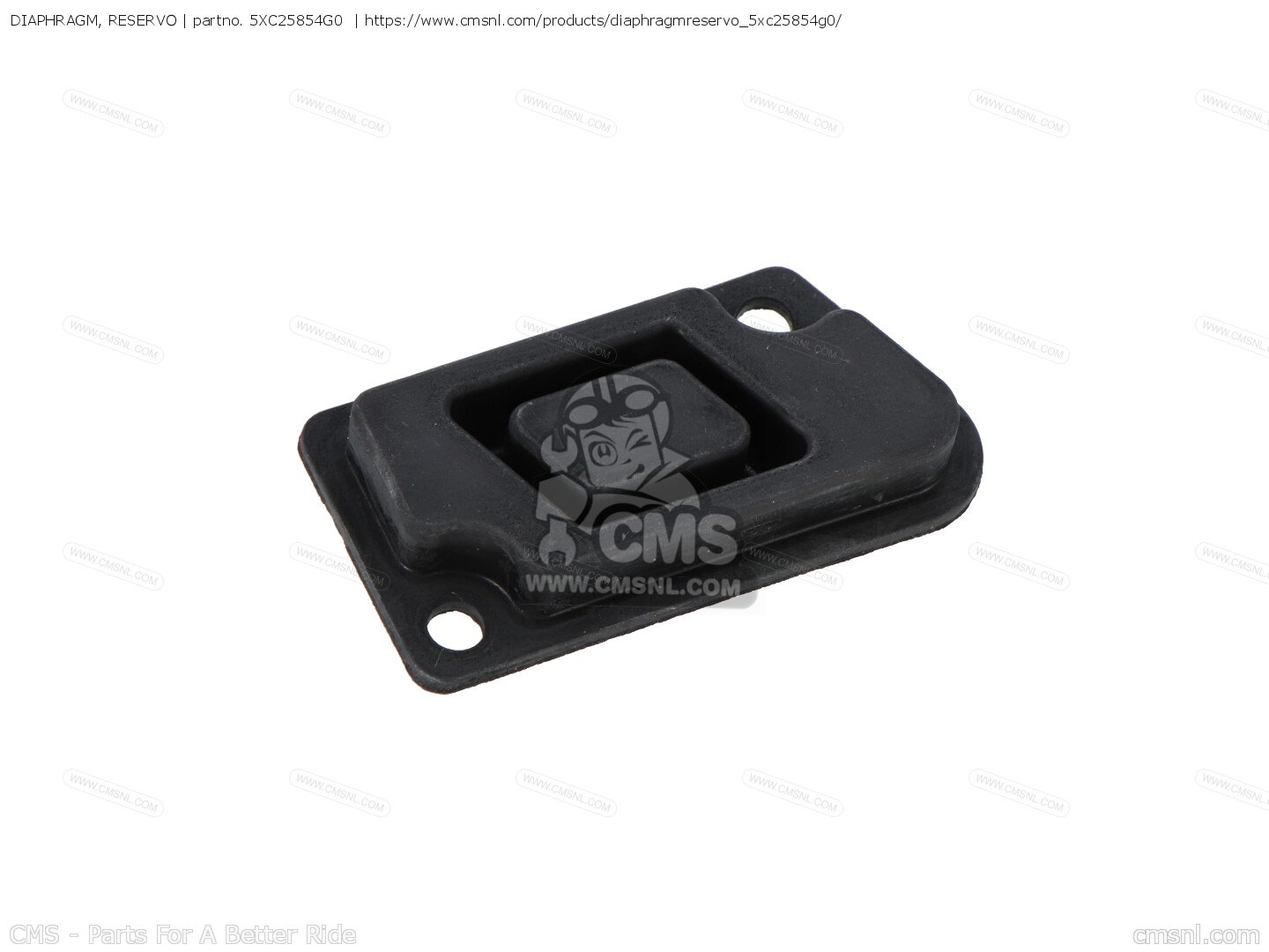 5XC25854G0: Diaphragm, Reservoir Yamaha - buy the 5XC-25854-G0 at CMSNL