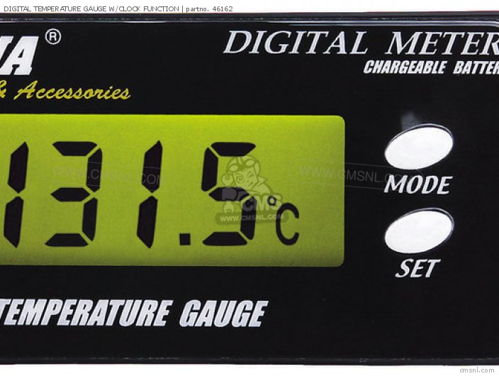Digital Temperature Gauge W/clock Function photo