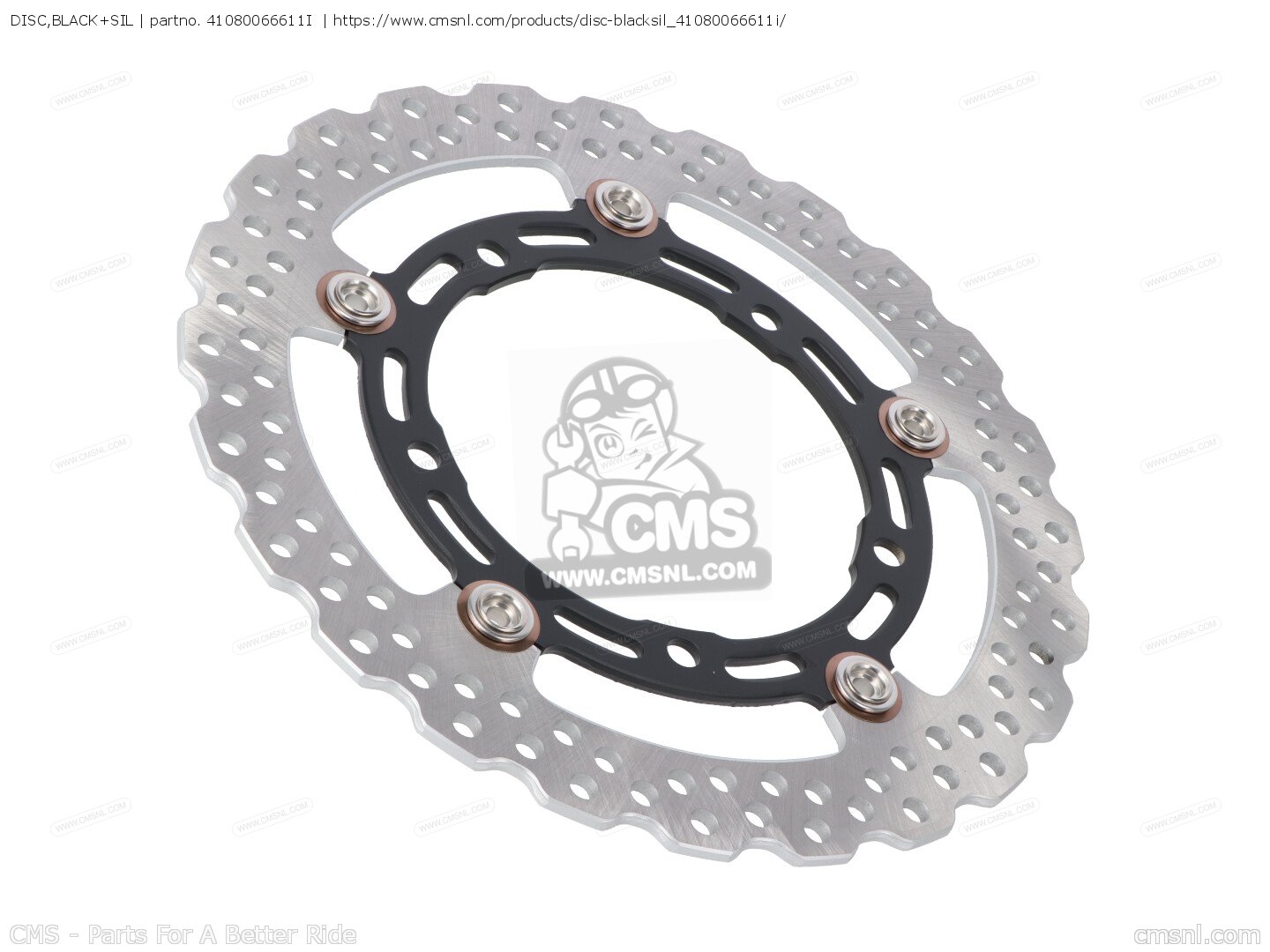 DISC,BLACK+SIL for Kawasaki - order at CMSNL