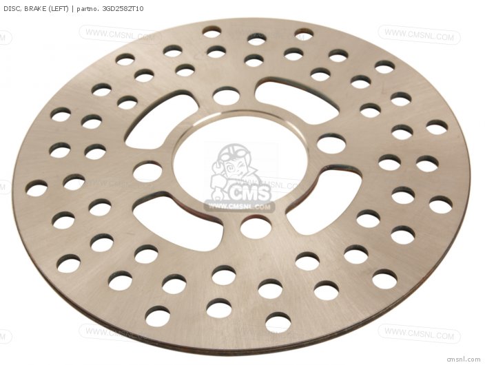 Yamaha DISC, BRAKE (LEFT) 3GD2582T10 Yamaha DISC, BRAKE (LEFT) 3GD2582T10