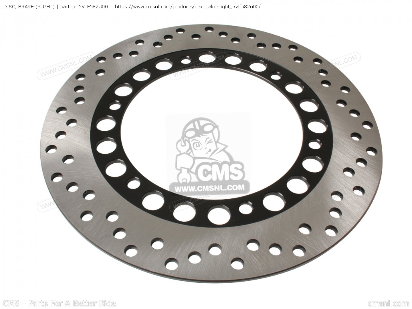 5VLF582U00: Disc, Brake (right) Yamaha - buy the 5VL-F582U-00-00 at CMSNL