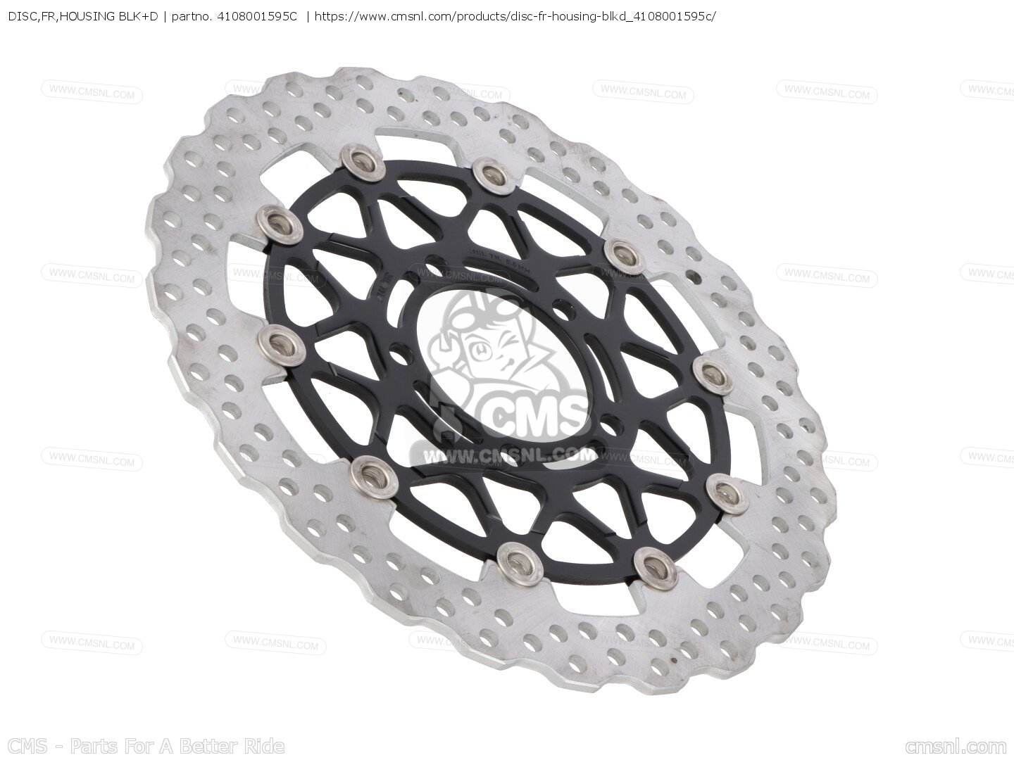 プライド 4 DISC + SPECIAL DISC DISC,FR,HOUSING BLK+D for Kawasaki - order at CMSNL