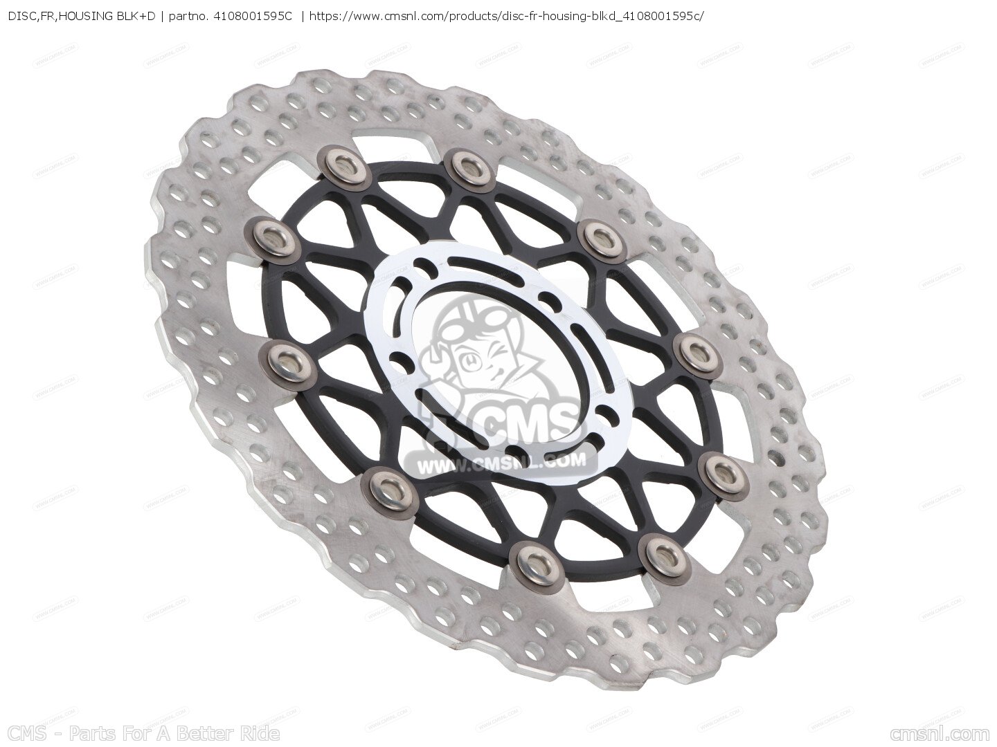 【for ベル様】オーダー品 4108001595C: DISC,FR,HOUSING BLK+D Kawasaki - buy the 41080-0159