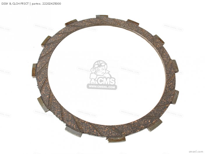 Honda DISK B,CLCH FRICT (MCA) 22202425000 Honda DISK B,CLCH FRICT (MCA) 22202425000