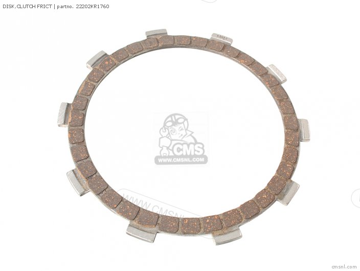 Honda DISK,CLUTCH FRICT (NAS) 22202KR1760 Honda DISK,CLUTCH FRICT (NAS) 22202KR1760