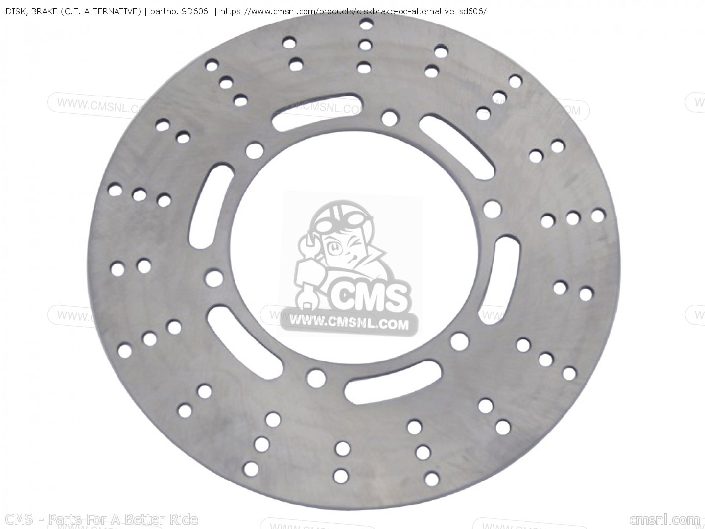 SD606 Disk, Brake Yamaha buy the SD606 at CMSNL