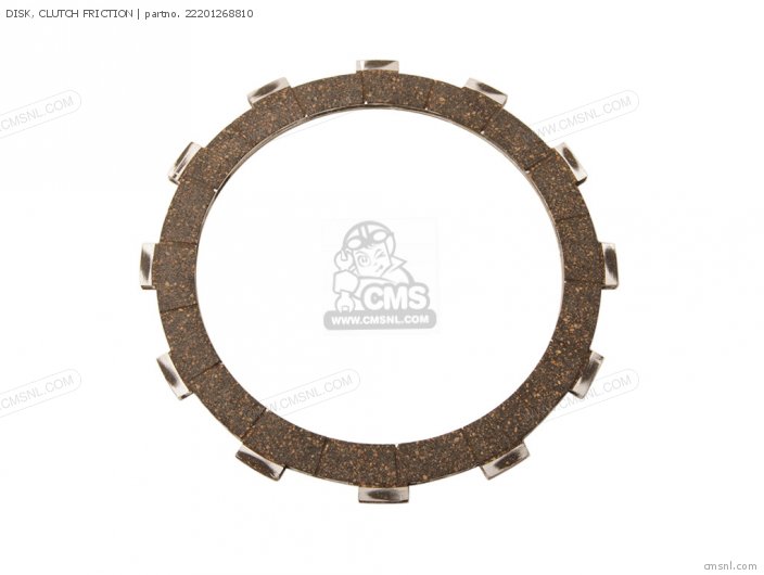 Honda DISK, CLUTCH FRICTION (NAS) 22201268810