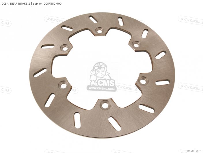 Yamaha DISK, REAR BRAKE 2 2C8F582W00 Yamaha DISK, REAR BRAKE 2 2C8F582W00