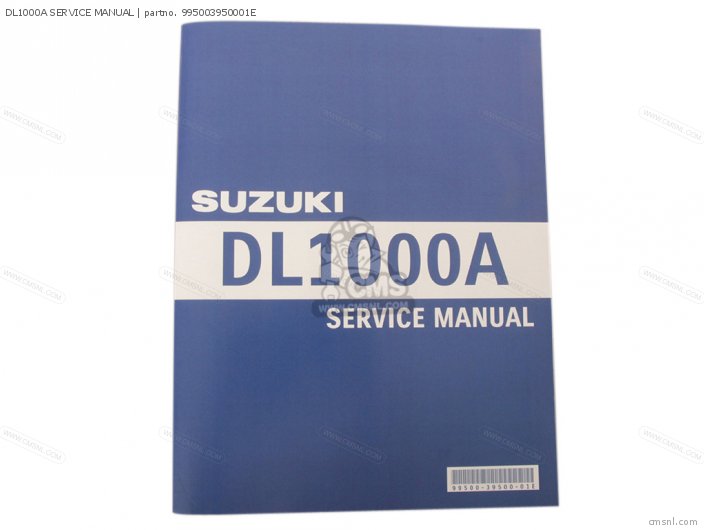 Suzuki DL1000A SERVICE MANUAL 995003950001E