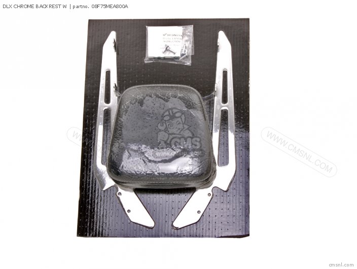 Honda DLX CHROME BACKREST W 08F75MEA800A