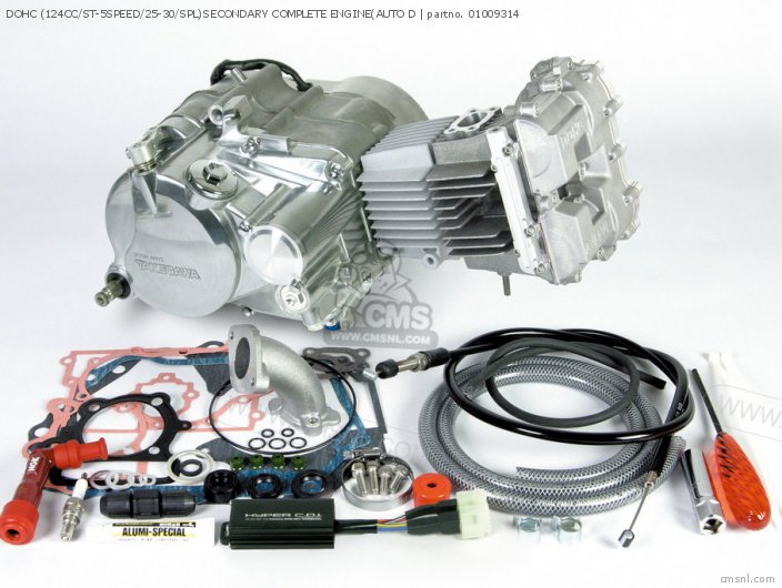 Takegawa DOHC (124CC/ST-5SPEED/25-30/SPL)SECONDARY COMPLETE ENGINE(AUTO D 01009314