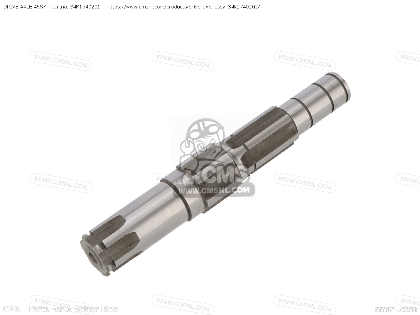34K1740201: DRIVE AXLE ASSY Yamaha - buy the 34K-17402-01-00