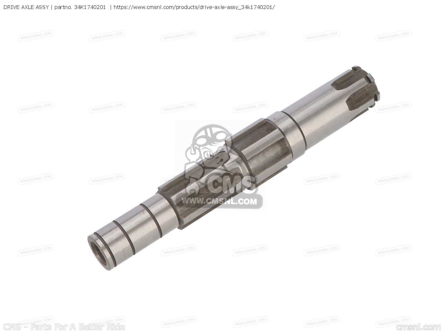 34K1740201 Drive Axle Assy Yamaha buy the 34K174020100 at CMSNL