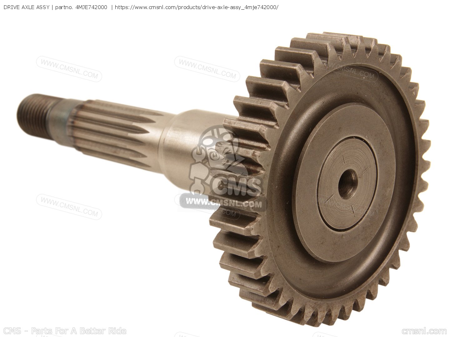 4MJE742000 Drive Axle Assy Yamaha buy the 4MJE74200000 at CMSNL