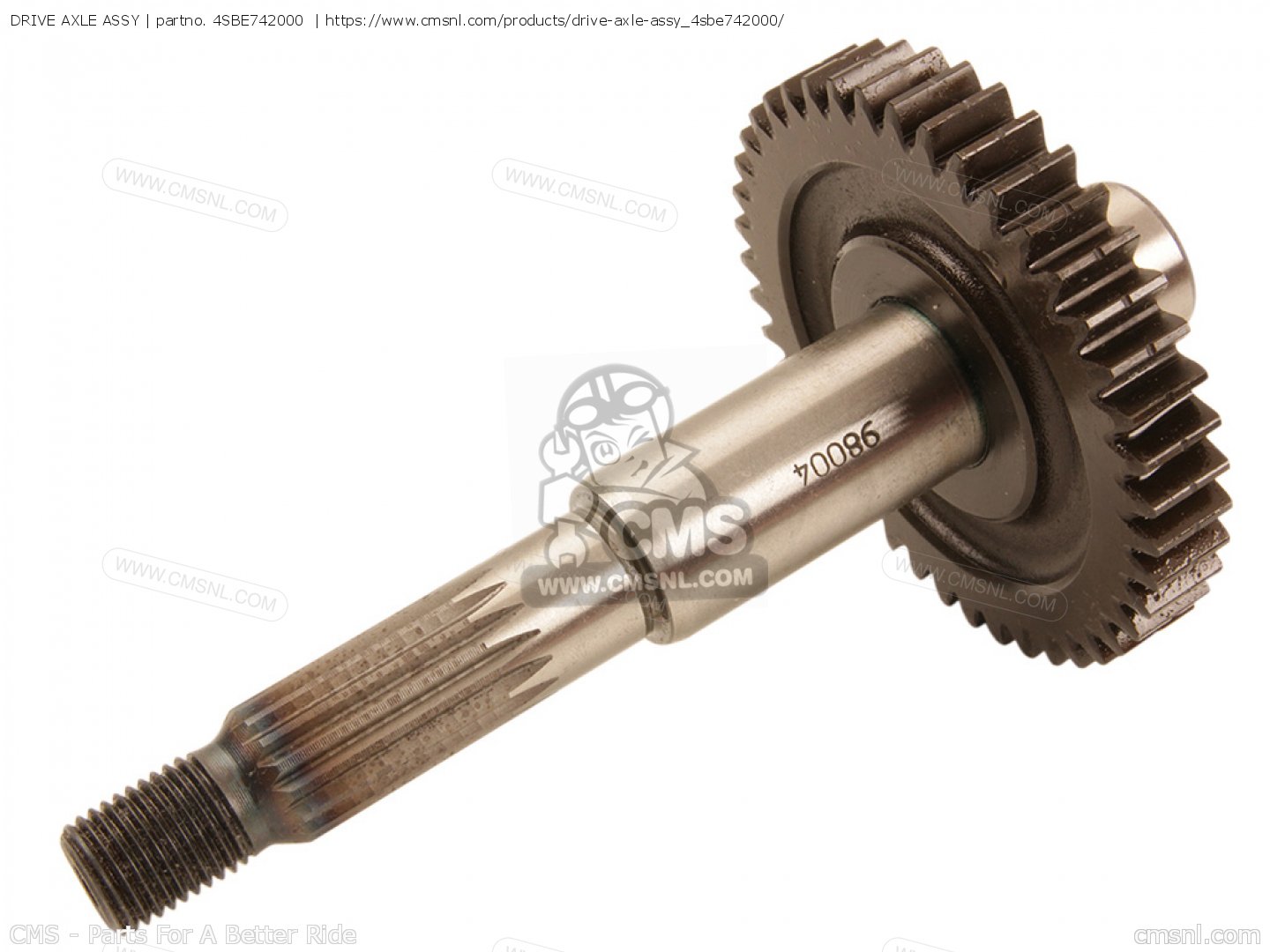 DRIVE AXLE ASSY for CS50Z 2007 3D4L SPAIN 1F3D4332GK order at CMSNL