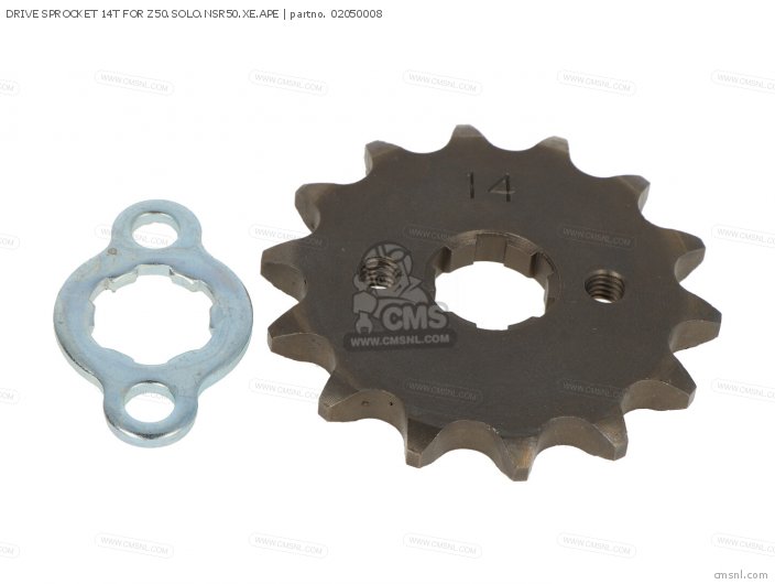 Takegawa DRIVE SPROCKET 14T FOR Z50.SOLO.NSR50.XE.APE 02050008