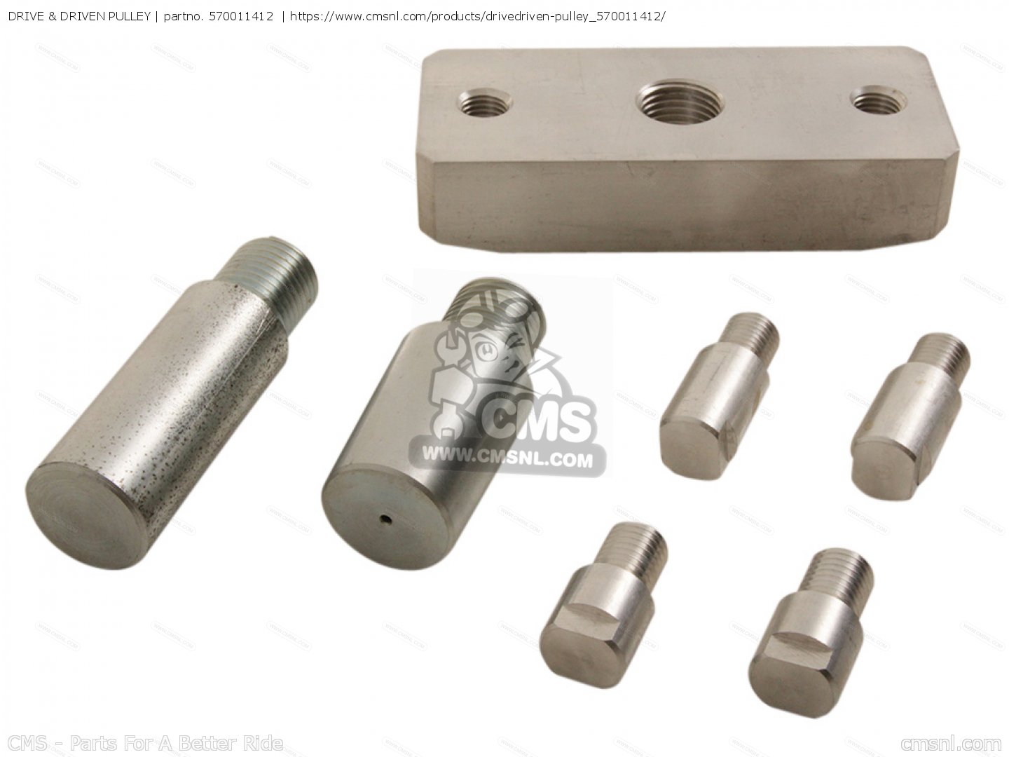 570011412 Drive & Driven Pulley Kawasaki buy the 570011412 at CMSNL