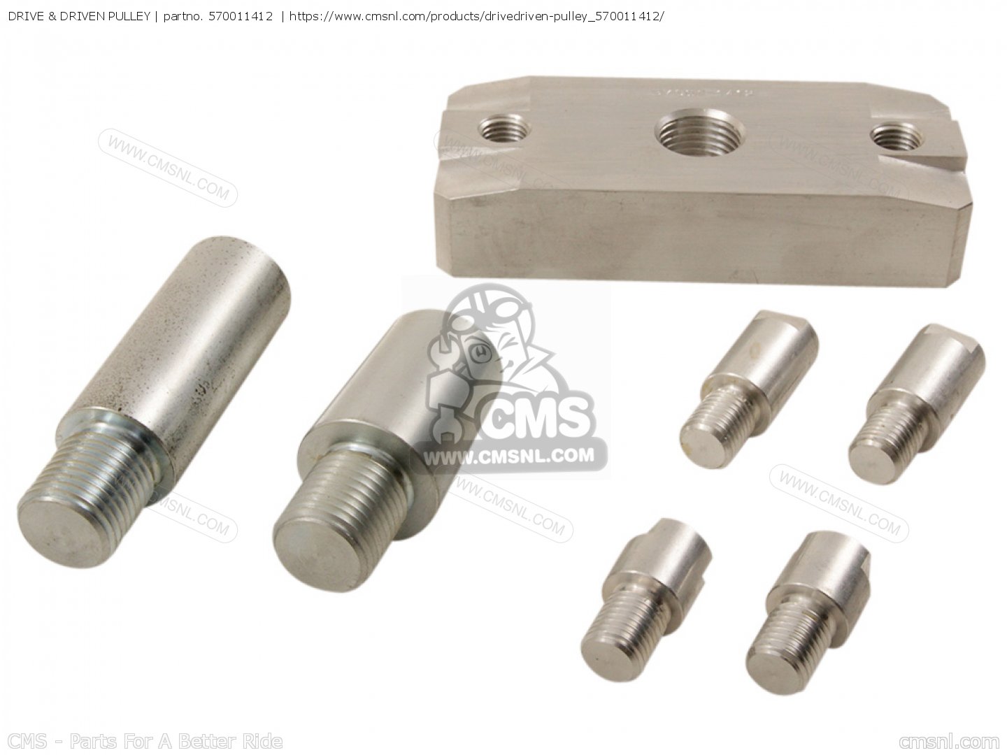 570011412 Drive & Driven Pulley Kawasaki buy the 570011412 at CMSNL