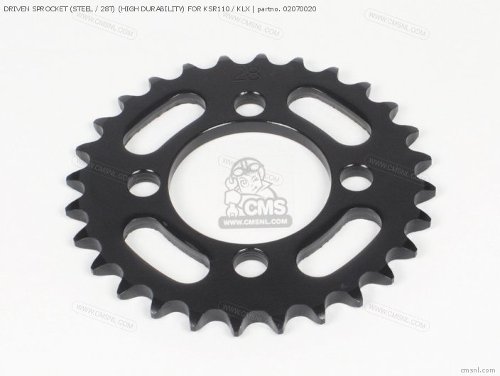 Takegawa DRIVEN SPROCKET (STEEL / 28T) (HIGH DURABILITY) FOR KSR110 / KLX 02070020