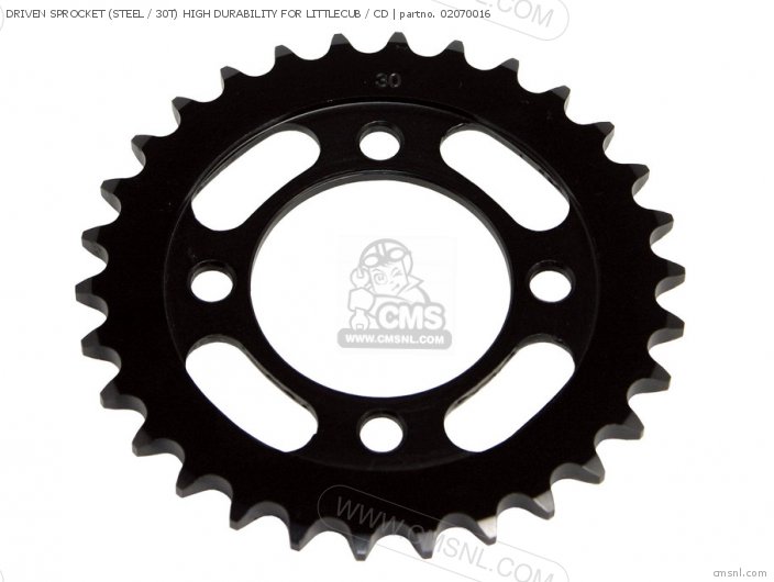 Takegawa DRIVEN SPROCKET (STEEL / 30T) HIGH DURABILITY FOR LITTLECUB / CD 02070016