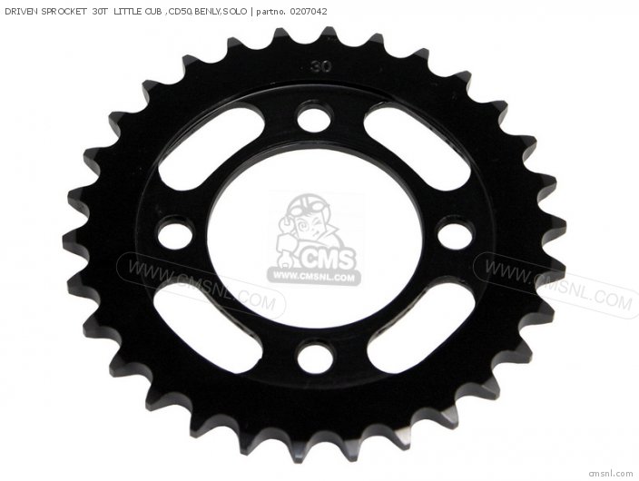 Takegawa DRIVEN SPROCKET  30T  LITTLE CUB ,CD50,BENLY,SOLO 0207042