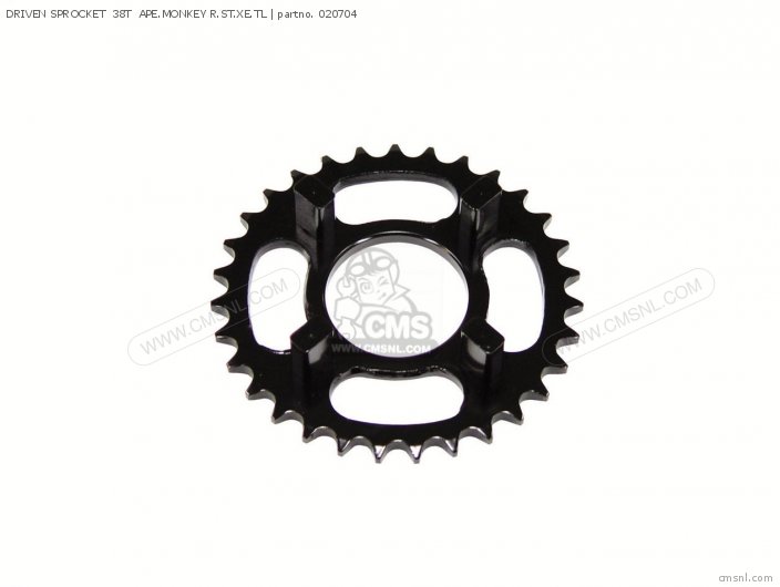 Takegawa DRIVEN SPROCKET  38T  APE.MONKEY R.ST.XE.TL 020704