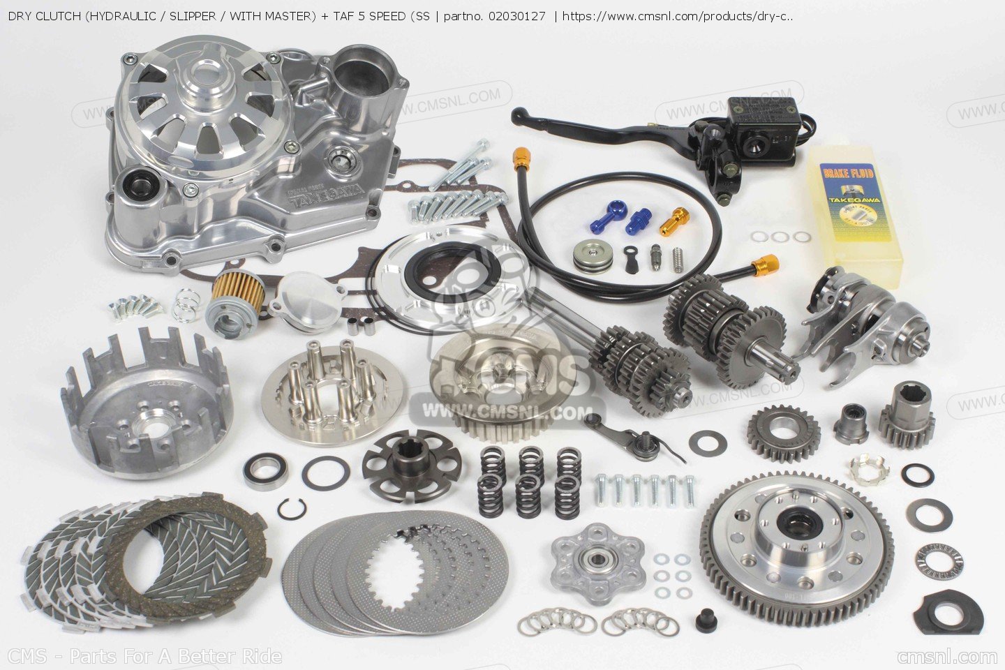 02030127 Dry Clutch (hydraulic / Slipper / With Master) + Taf 5 Speed