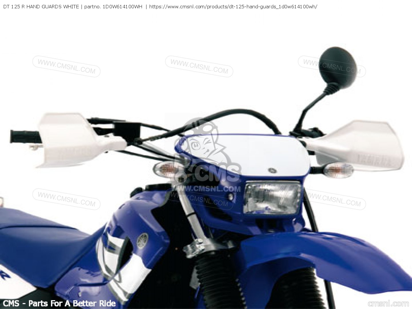 Barkbusters VPS Handguards WHITE Brush Guards Motocross Enduro VPS-001-WH