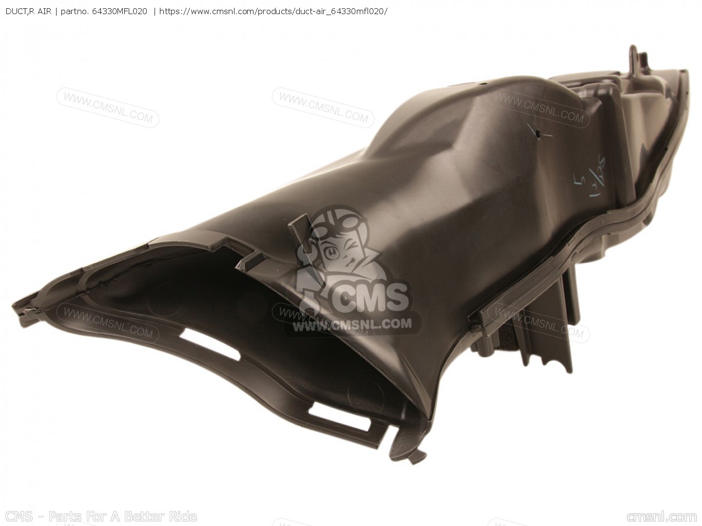 64330MFL020: DUCT,R AIR Honda - buy the 64330-MFL-020 at CMSNL
