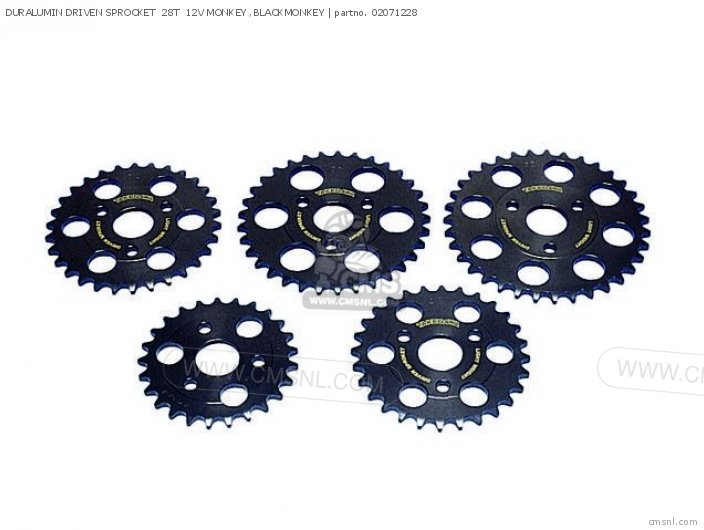 Takegawa DURALUMIN DRIVEN SPROCKET  28T  12V MONKEY ,BLACKMONKEY 02071228