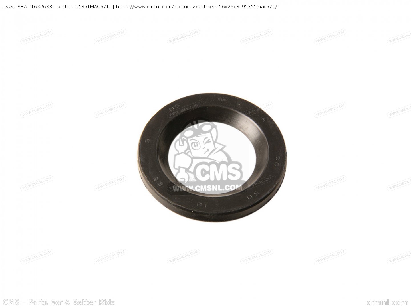DUST SEAL 16X26X3 for CRF450R 2005 (5) JAPAN PE05-130.131.135 - order ...