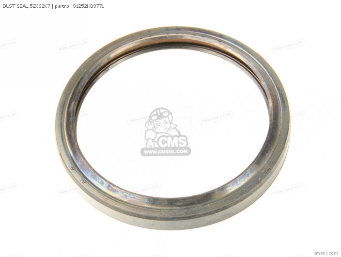 Honda DUST SEAL,52X62X7 91252HB9771 Honda DUST SEAL,52X62X7 91252HB9771