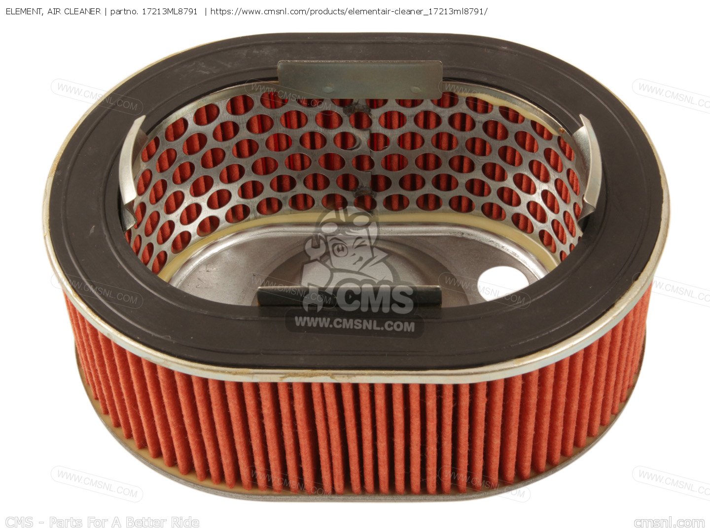 17213ML8791: ELEMENT, AIR CLEANER Honda - buy the 17213-ML8-791 at CMSNL