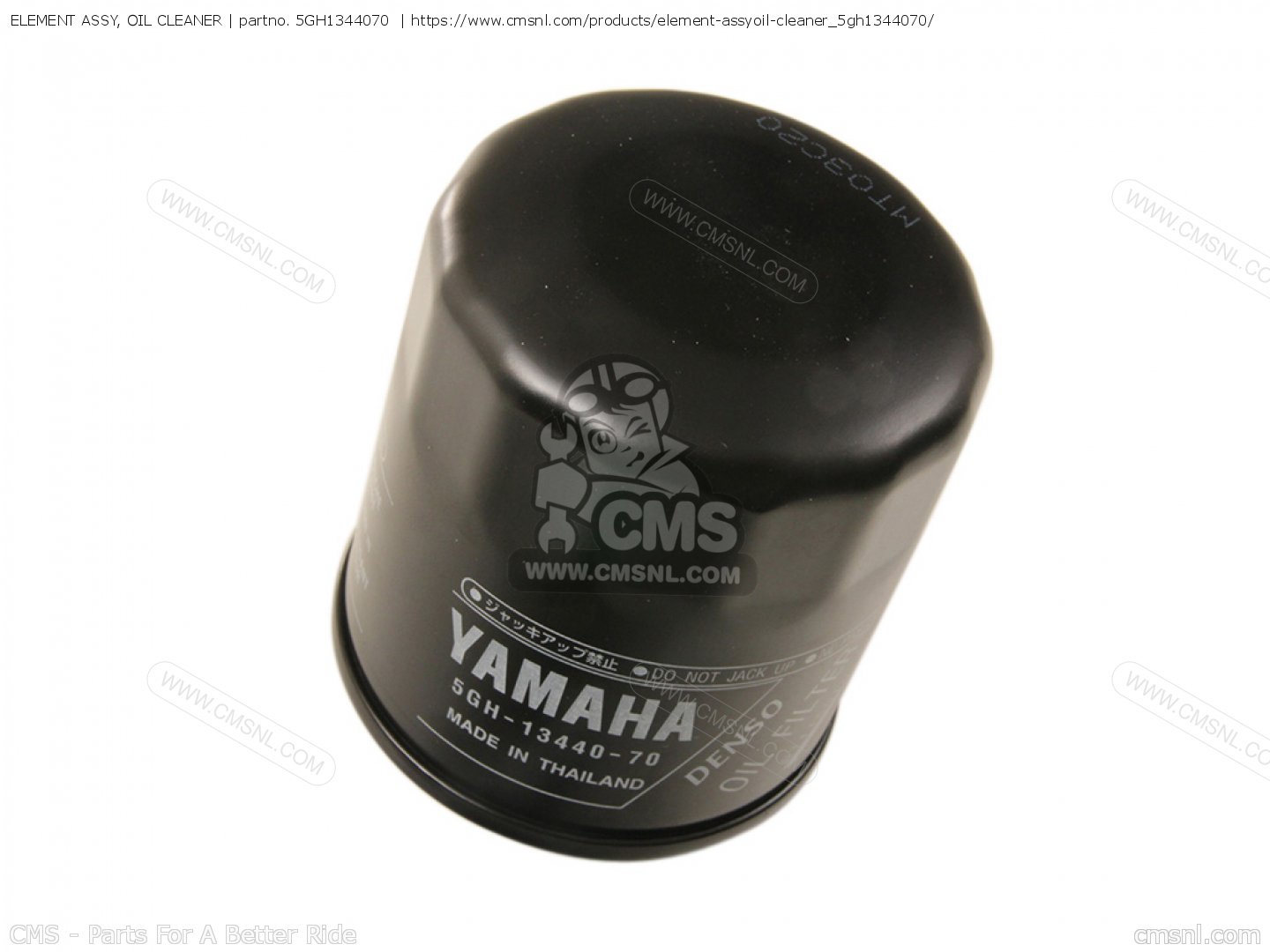 5GH1344070: Element Assy, Oil Cleaner Yamaha - buy the 5GH-13440-70 at ...